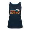 Idaho Women’s Tank Top - Retro Mountain Women’s Idaho Tank Top - deep navy