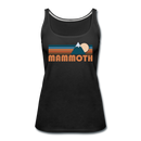 Mammoth, California Women’s Tank Top - Retro Mountain Women’s Mammoth Tank Top - black