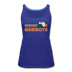 Mammoth, California Women’s Tank Top - Retro Mountain Women’s Mammoth Tank Top - royal blue