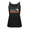 Mammoth, California Women’s Tank Top - Retro Mountain Women’s Mammoth Tank Top - charcoal gray