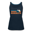 Mammoth, California Women’s Tank Top - Retro Mountain Women’s Mammoth Tank Top - deep navy