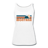 Montana Women’s Tank Top - Retro Mountain Women’s Montana Tank Top - white