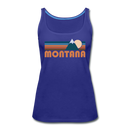 Montana Women’s Tank Top - Retro Mountain Women’s Montana Tank Top - royal blue