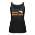 Montana Women’s Tank Top - Retro Mountain Women’s Montana Tank Top - charcoal gray