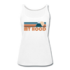 Mount Hood, Oregon Women’s Tank Top - Retro Mountain Women’s Mount Hood Tank Top - white