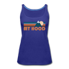 Mount Hood, Oregon Women’s Tank Top - Retro Mountain Women’s Mount Hood Tank Top - royal blue