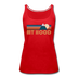 Mount Hood, Oregon Women’s Tank Top - Retro Mountain Women’s Mount Hood Tank Top - red