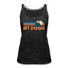 Mount Hood, Oregon Women’s Tank Top - Retro Mountain Women’s Mount Hood Tank Top - charcoal gray