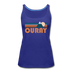 Ouray, Colorado Women’s Tank Top - Retro Mountain Women’s Ouray Tank Top - royal blue