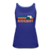 Ridgway, Colorado Women’s Tank Top - Retro Mountain Women’s Ridgway Tank Top - royal blue