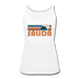 Salida, Colorado Women’s Tank Top - Retro Mountain Women’s Salida Tank Top - white