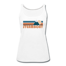 Steamboat, Colorado Women’s Tank Top - Retro Mountain Women’s Steamboat Tank Top - white
