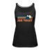 Sun Valley, Idaho Women’s Tank Top - Retro Mountain Women’s Sun Valley Tank Top - black