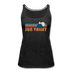 Sun Valley, Idaho Women’s Tank Top - Retro Mountain Women’s Sun Valley Tank Top - charcoal gray
