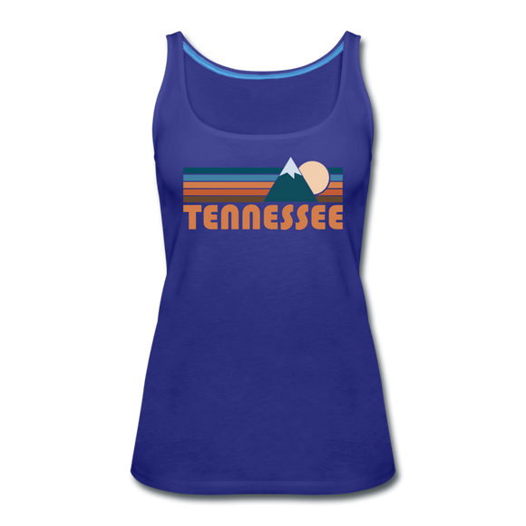 Tennessee Women’s Tank Top - Retro Mountain Women’s Tennessee Tank Top - royal blue