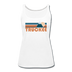 Truckee, California Women’s Tank Top - Retro Mountain Women’s Truckee Tank Top - white