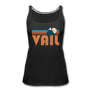 Vail, Colorado Women’s Tank Top - Retro Mountain Women’s Vail Tank Top - black