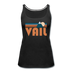 Vail, Colorado Women’s Tank Top - Retro Mountain Women’s Vail Tank Top - black