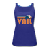 Vail, Colorado Women’s Tank Top - Retro Mountain Women’s Vail Tank Top - royal blue