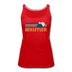 Whistler, Canada Women’s Tank Top - Retro Mountain Women’s Whistler Tank Top - red
