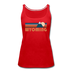 Wyoming Women’s Tank Top - Retro Mountain Women’s Wyoming Tank Top - red