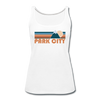 Park City, Utah Women’s Tank Top - Retro Mountain Women’s Park City Tank Top - white