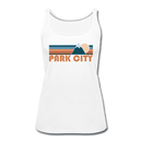 Park City, Utah Women’s Tank Top - Retro Mountain Women’s Park City Tank Top - white