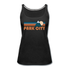 Park City, Utah Women’s Tank Top - Retro Mountain Women’s Park City Tank Top - black