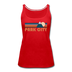 Park City, Utah Women’s Tank Top - Retro Mountain Women’s Park City Tank Top - red