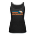 Snowmass, Colorado Women’s Tank Top - Retro Mountain Women’s Snowmass Tank Top - black
