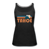 Tahoe, California Women’s Tank Top - Retro Mountain Women’s Tahoe Tank Top - black