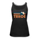 Tahoe, California Women’s Tank Top - Retro Mountain Women’s Tahoe Tank Top - black