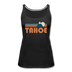 Tahoe, California Women’s Tank Top - Retro Mountain Women’s Tahoe Tank Top - black