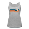 Winter Park, Colorado Women’s Tank Top - Retro Mountain Women’s Winter Park Tank Top - heather gray