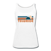 Telluride, Colorado Women’s Tank Top - Retro Mountain Women’s Telluride Tank Top - white