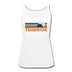 Telluride, Colorado Women’s Tank Top - Retro Mountain Women’s Telluride Tank Top - white