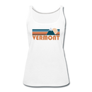 Vermont Women’s Tank Top - Retro Mountain Women’s Vermont Tank Top - white