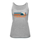 Vermont Women’s Tank Top - Retro Mountain Women’s Vermont Tank Top - heather gray