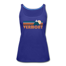 Vermont Women’s Tank Top - Retro Mountain Women’s Vermont Tank Top - royal blue