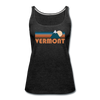 Vermont Women’s Tank Top - Retro Mountain Women’s Vermont Tank Top - charcoal gray