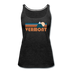 Vermont Women’s Tank Top - Retro Mountain Women’s Vermont Tank Top - charcoal gray