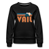 Vail, Colorado Women’s Sweatshirt - Retro Mountain Women’s Vail Crewneck Sweatshirt - black