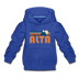 Alta, Utah Youth Hoodie - Retro Mountain Youth Alta Hooded Sweatshirt - royal blue
