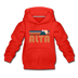 Alta, Utah Youth Hoodie - Retro Mountain Youth Alta Hooded Sweatshirt - red