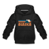 Alaska Youth Hoodie - Retro Mountain Youth Alaska Hooded Sweatshirt - black
