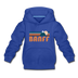 Banff, Canada Youth Hoodie - Retro Mountain Youth Banff Hooded Sweatshirt - royal blue