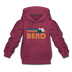 Bend, Oregon Youth Hoodie - Retro Mountain Youth Bend Hooded Sweatshirt - burgundy