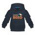 Bend, Oregon Youth Hoodie - Retro Mountain Youth Bend Hooded Sweatshirt - navy