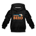 Bend, Oregon Youth Hoodie - Retro Mountain Youth Bend Hooded Sweatshirt - charcoal gray