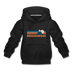 Breckenridge, Colorado Youth Hoodie - Retro Mountain Youth Breckenridge Hooded Sweatshirt - black